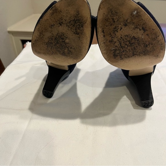 Paul Green Navy Suede Ankle Boots - Sz Women 8/UK 5.5 - Picture 6 of 7